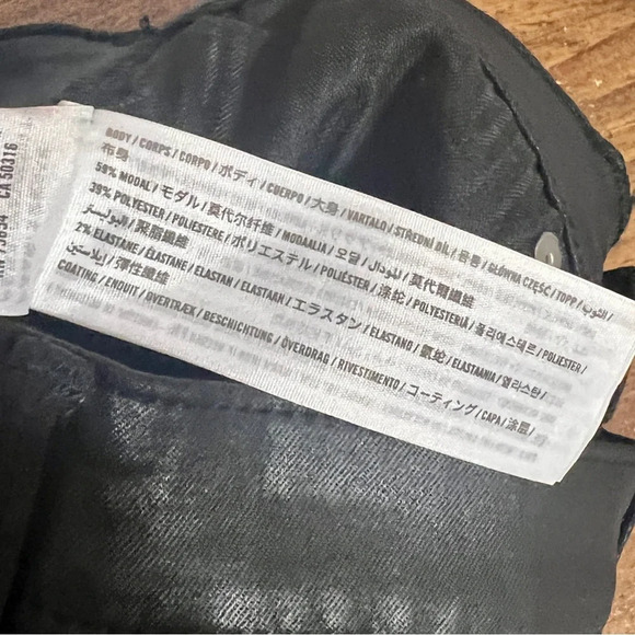 Abercrombie & Fitch Vegan Leather Skinny Pants -2R/26 - Picture 8 of 11